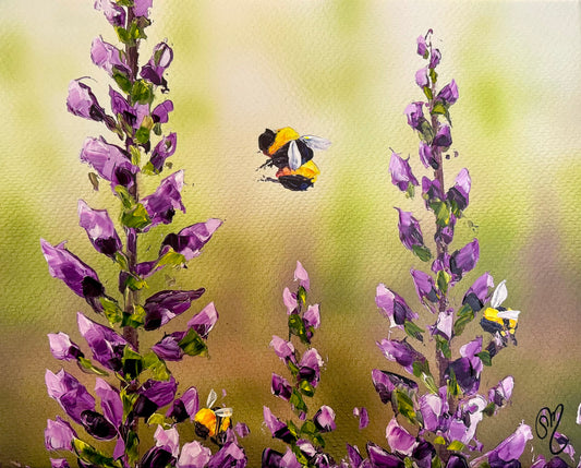 Bumblebee Delight 20”x16”