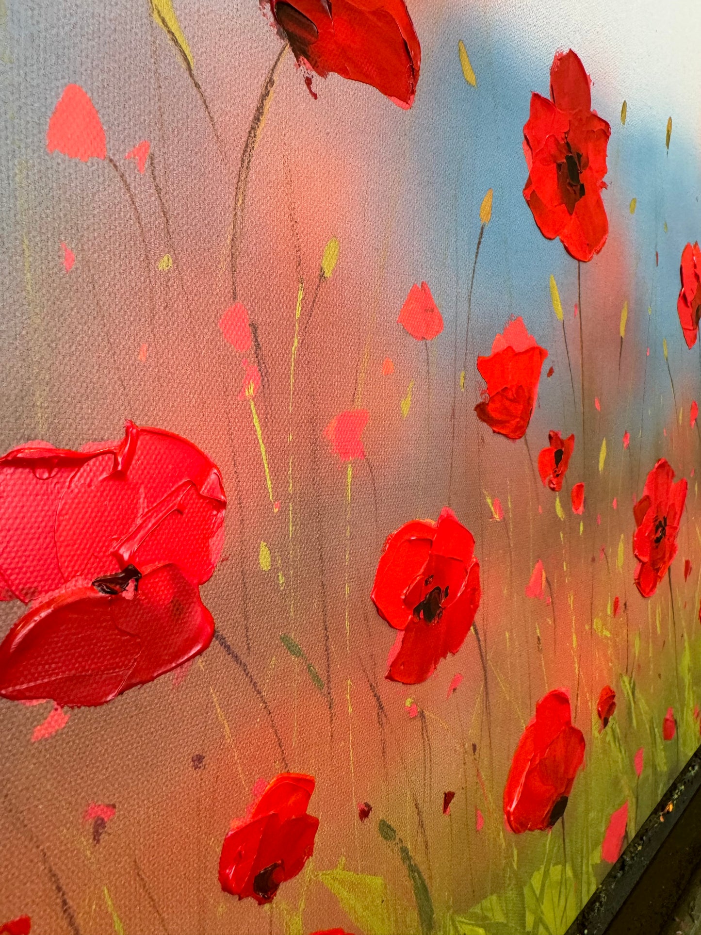 Peaceful Poppies 24”x20”