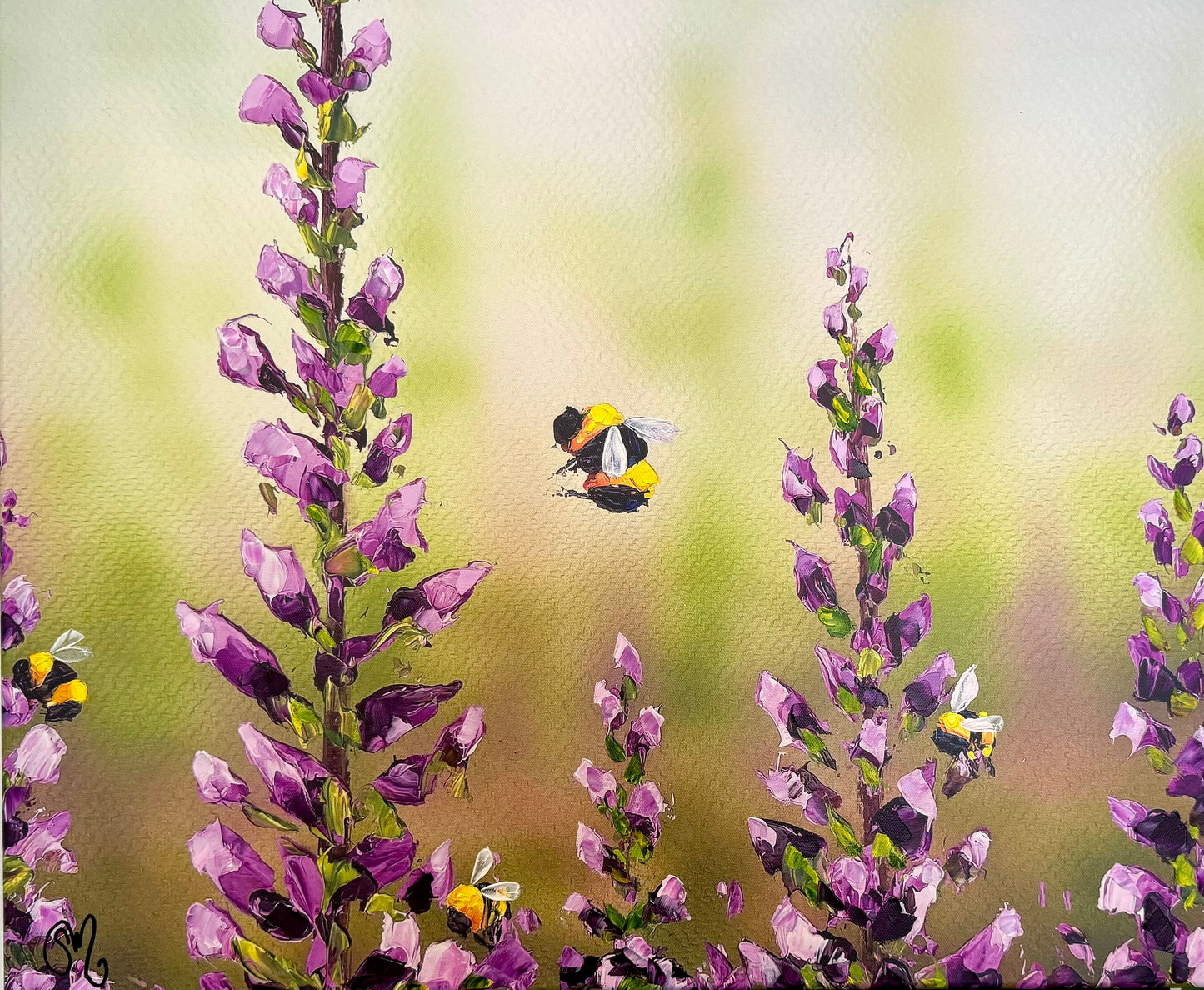 Bumblebee Delight 24”x20”