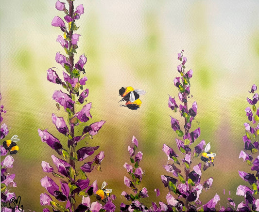 Bumblebee Delight 24”x20”