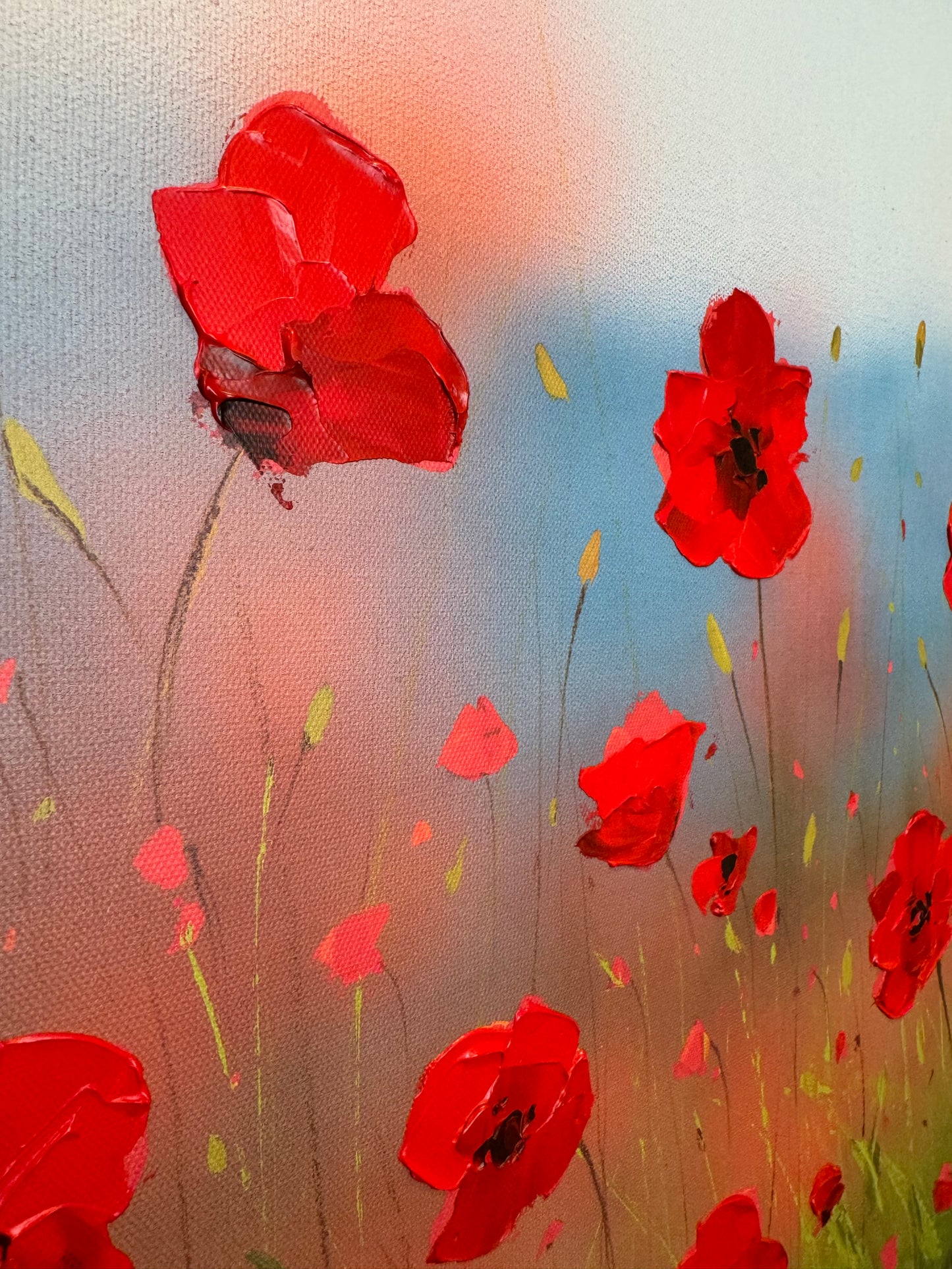 Peaceful Poppies 24”x20”