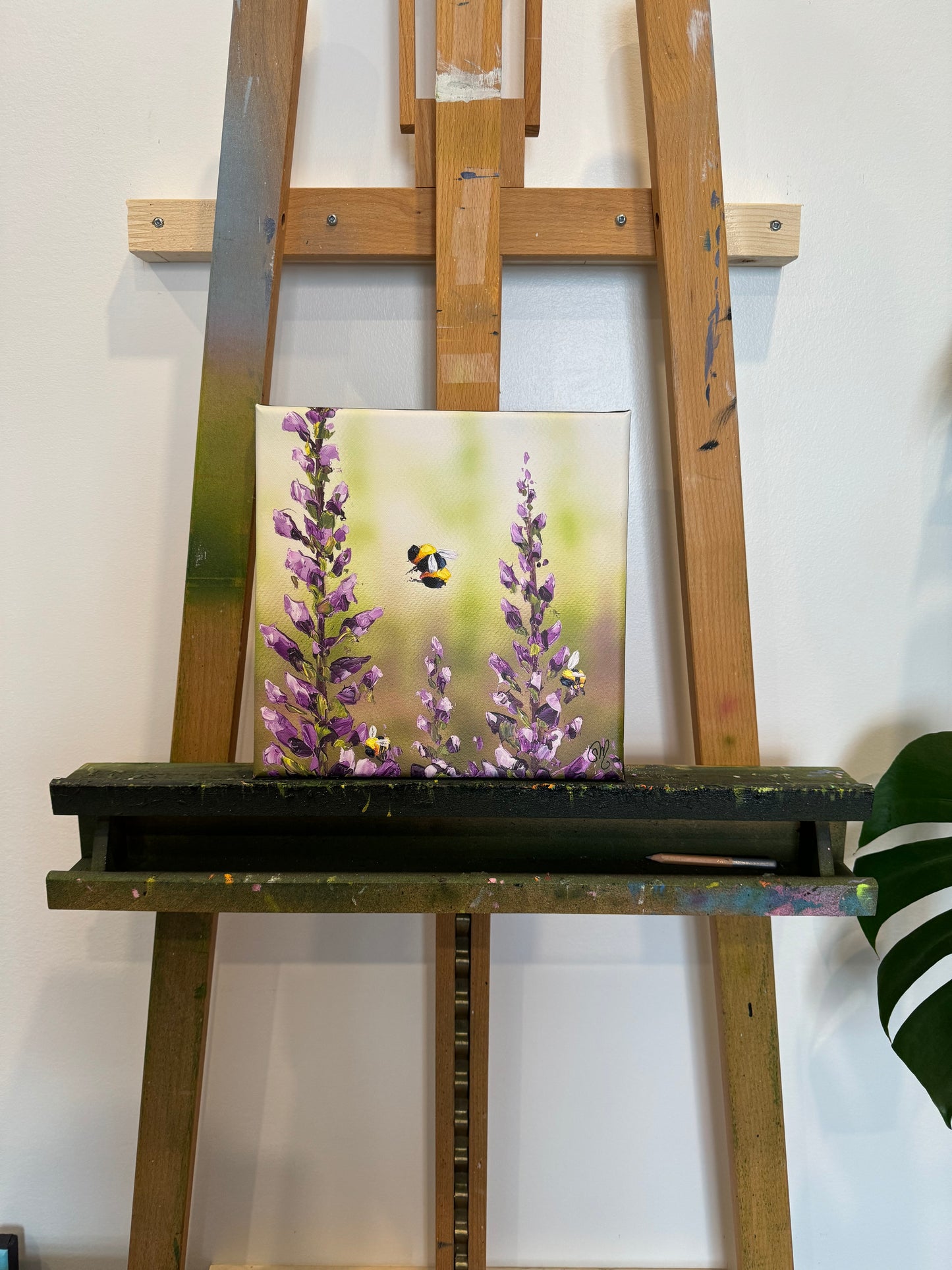 Bumblebee Delight 10”x10”