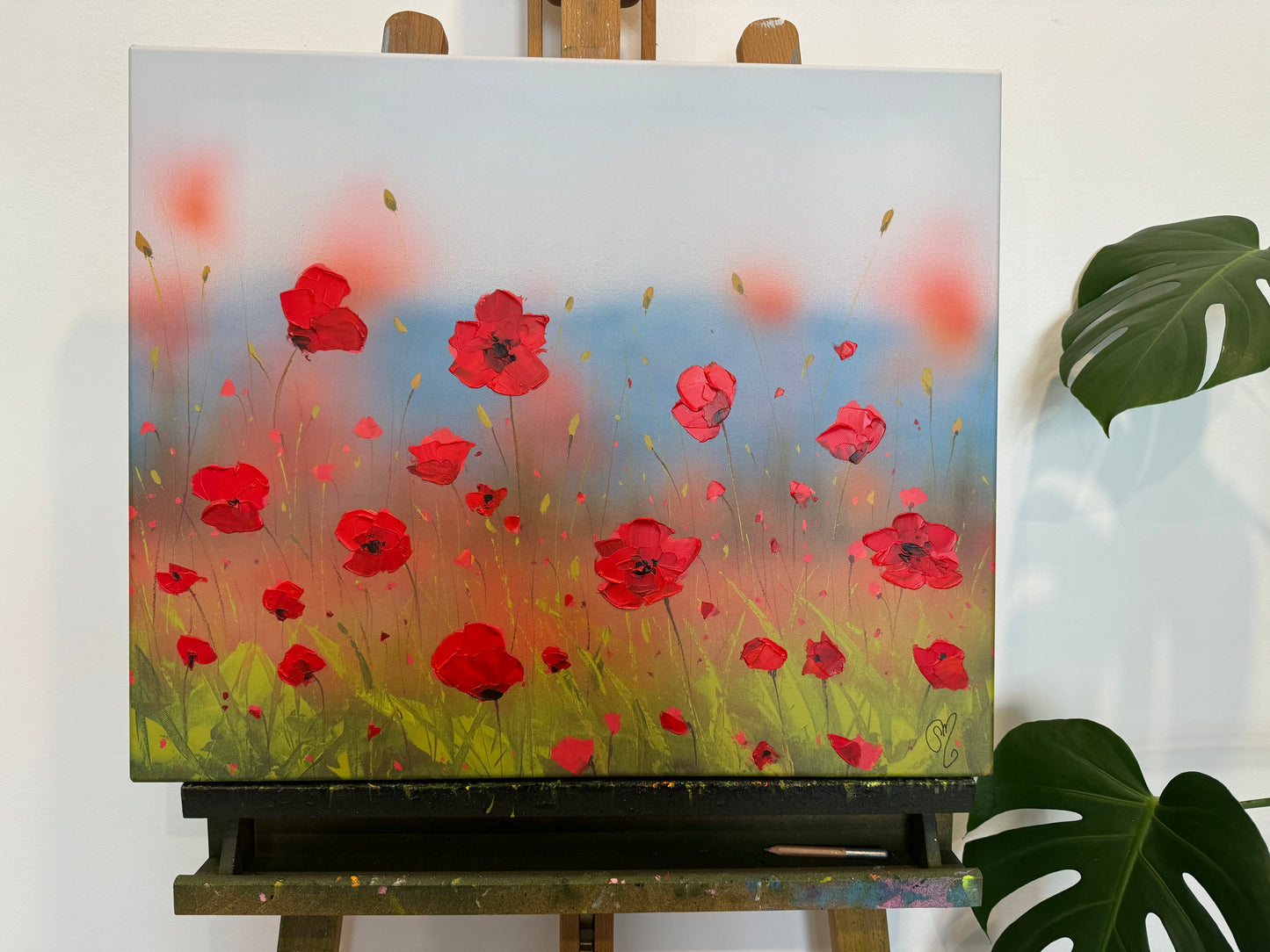 Peaceful Poppies 24”x20”